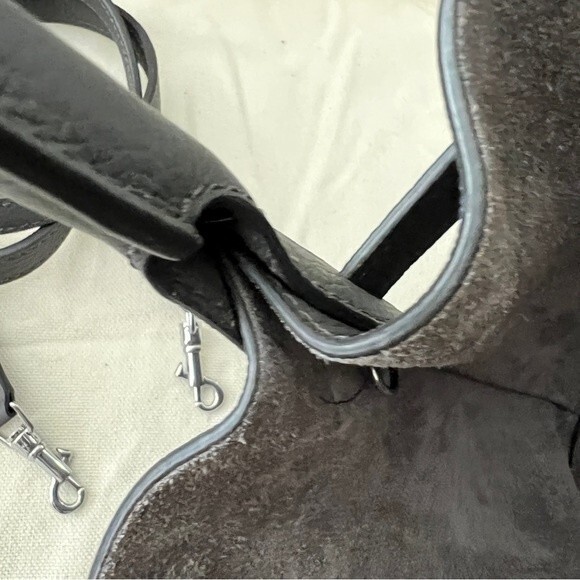 Celine Big Bag Nano Bucket Grey Grained Calfskin - Picture 11 of 16